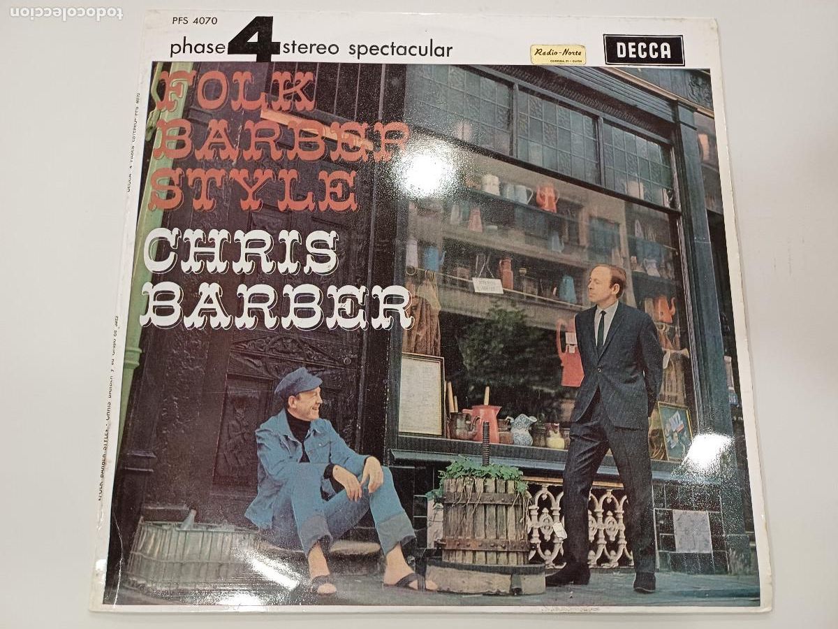 Discos de vinilo: FOLK BARBER STYLE/CHRIS BARBER/VINILO. - Foto 1