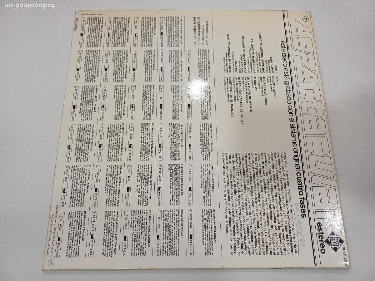 Discos de vinilo: HAWAI/WERNER MULLER/VINILO. - Foto 3