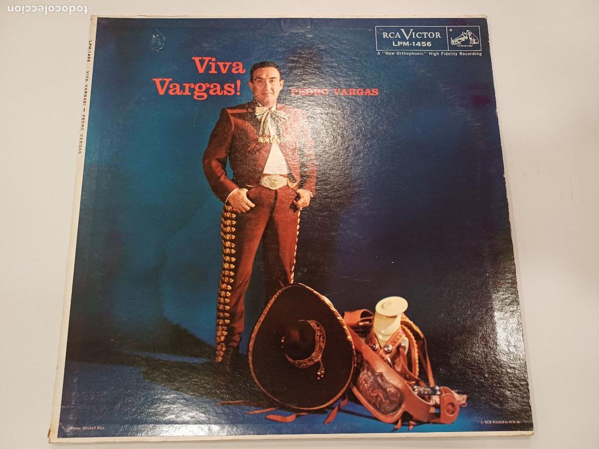 Discos de vinilo: VIVA VARGAS/PEDRO VARGAS/VINILO USA. - Foto 1