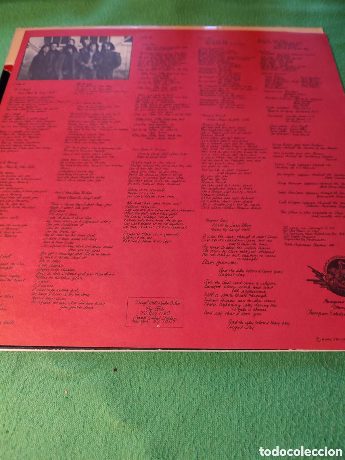 Discos de vinilo: Daryl Hall & John Oates - Along the red ledge - Foto 2