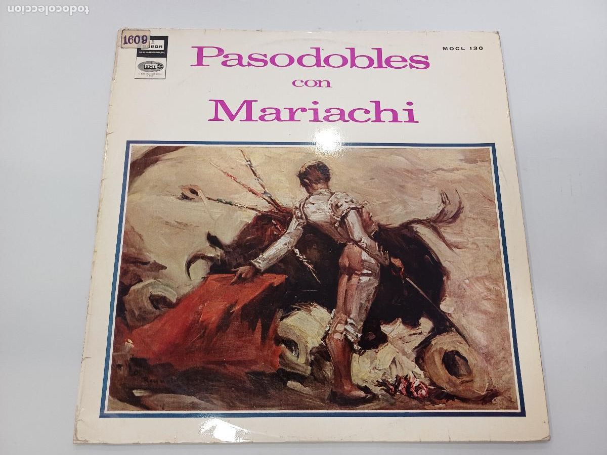 Dischi in vinile: MARIACHI AGUILAS DE MEXICO/PASODOBLES CON MARIACHI/VINILO.