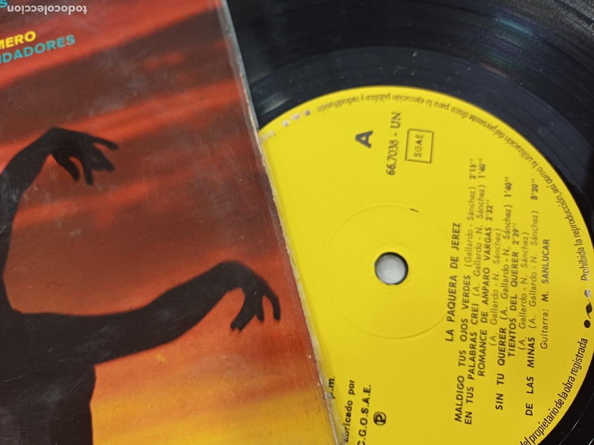 Discos de vinilo: LA PAQUERA DE JEREZ/VINILO. - Foto 2