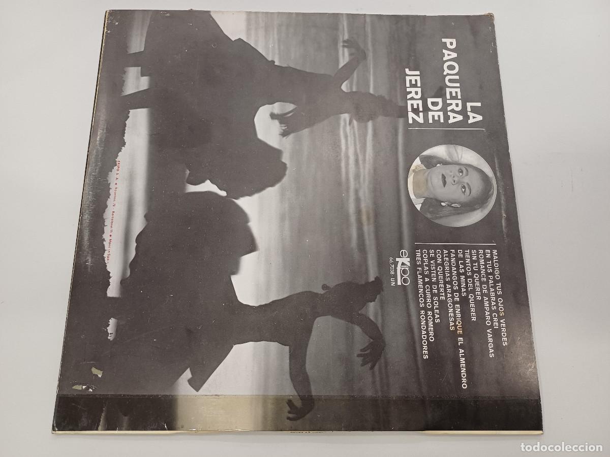 Discos de vinilo: LA PAQUERA DE JEREZ/VINILO. - Foto 3