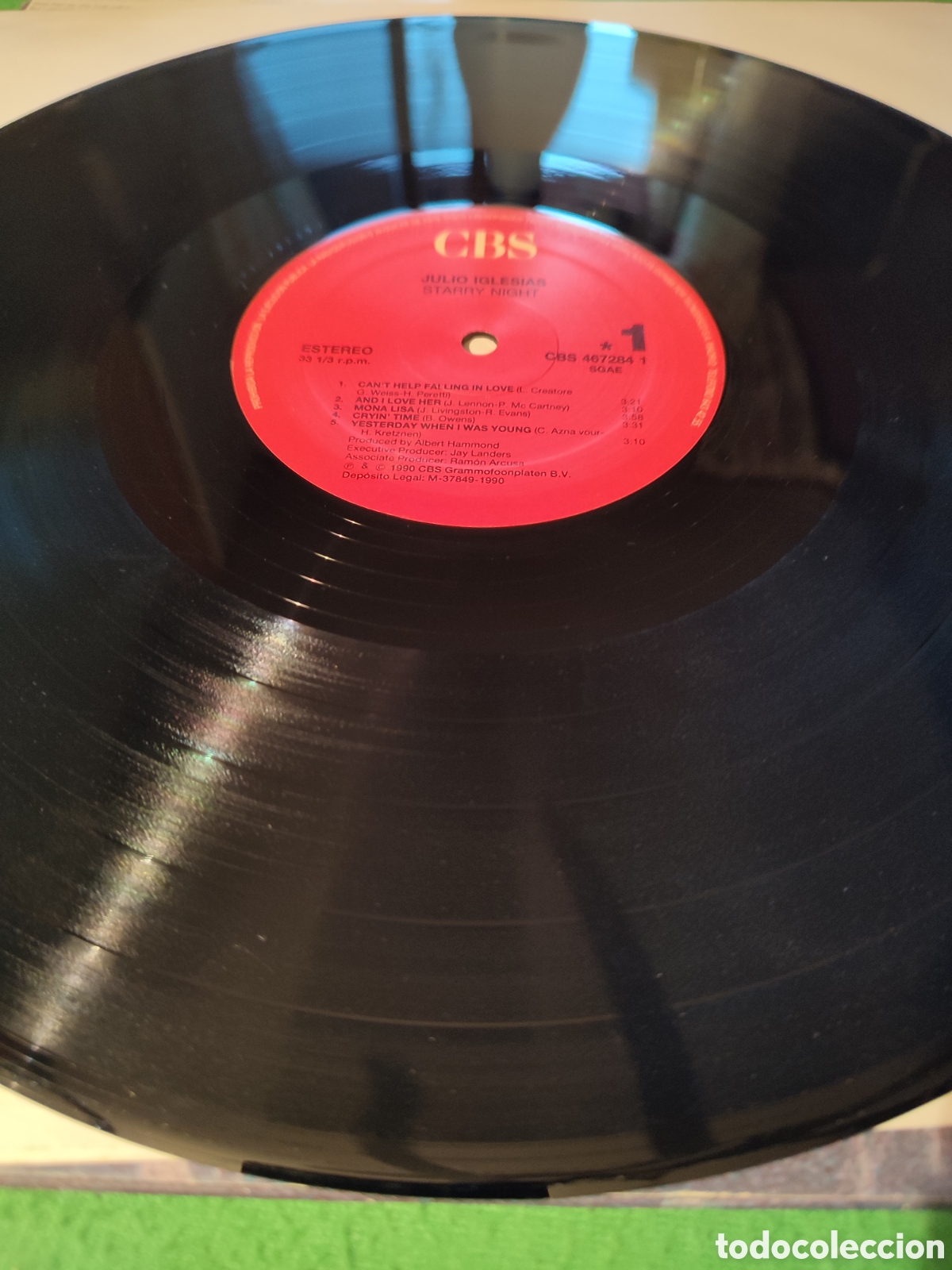 Discos de vinilo: Julio Iglesias - Starry night vinilo Lp - Foto 3