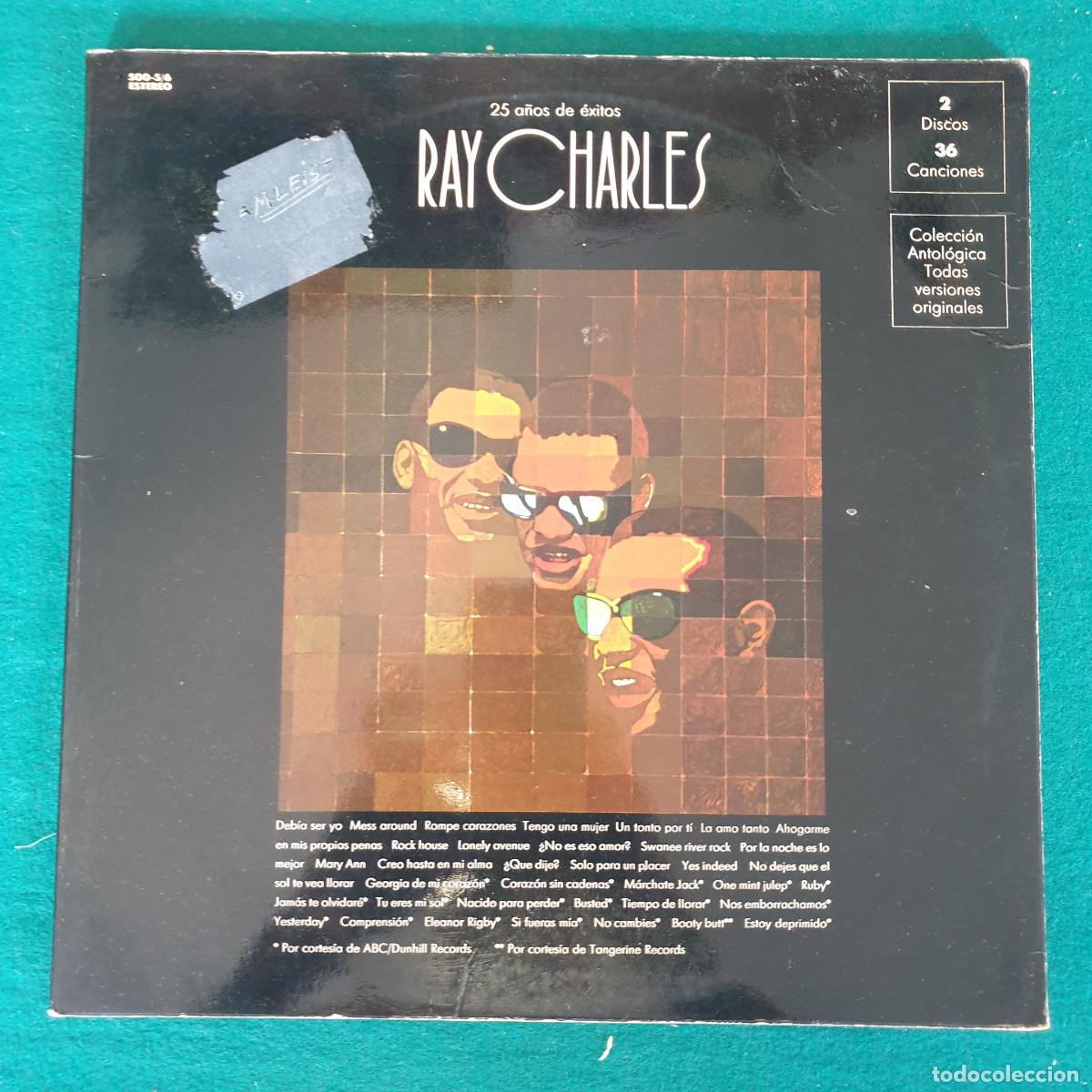Discos de vinilo: Ray Charles &ndash; 25 A&ntilde;os De Exitos - Foto 1