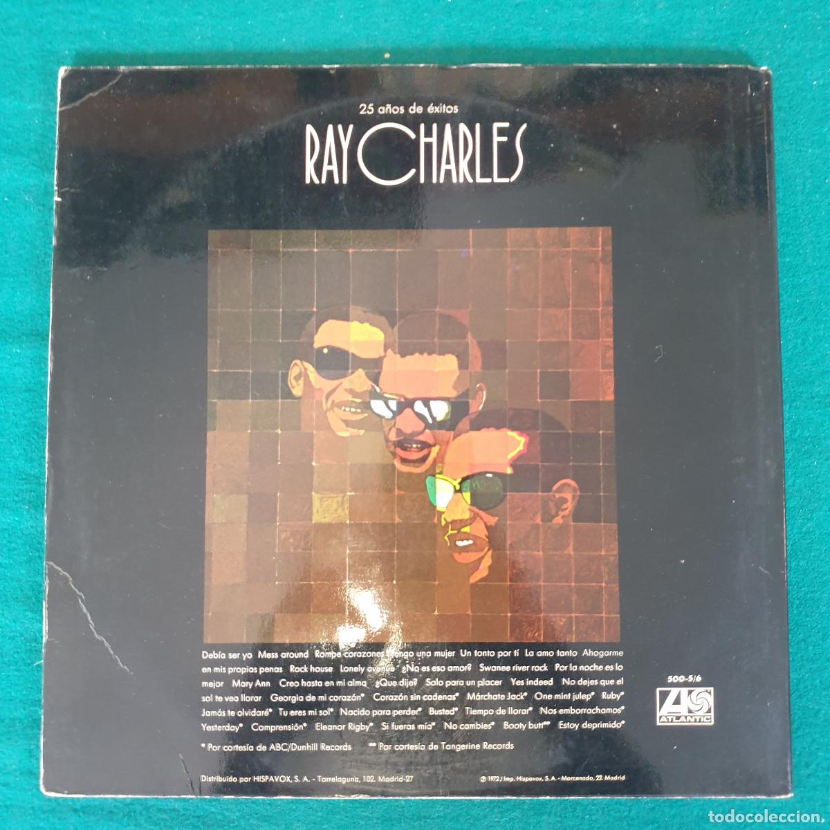 Discos de vinilo: Ray Charles &ndash; 25 A&ntilde;os De Exitos - Foto 2