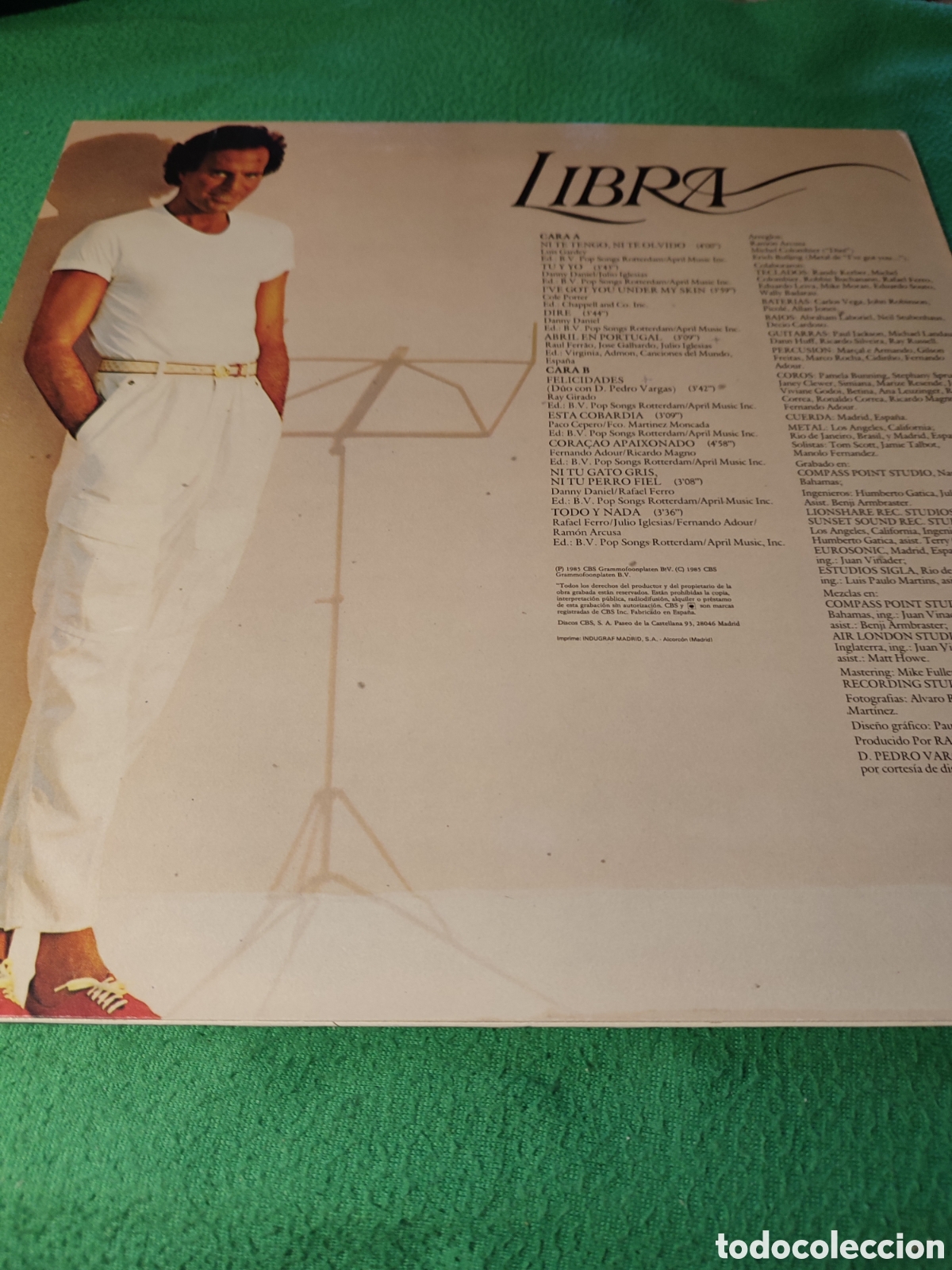 Discos de vinilo: Julio Iglesias - Libra Vinilo Lp - Foto 4
