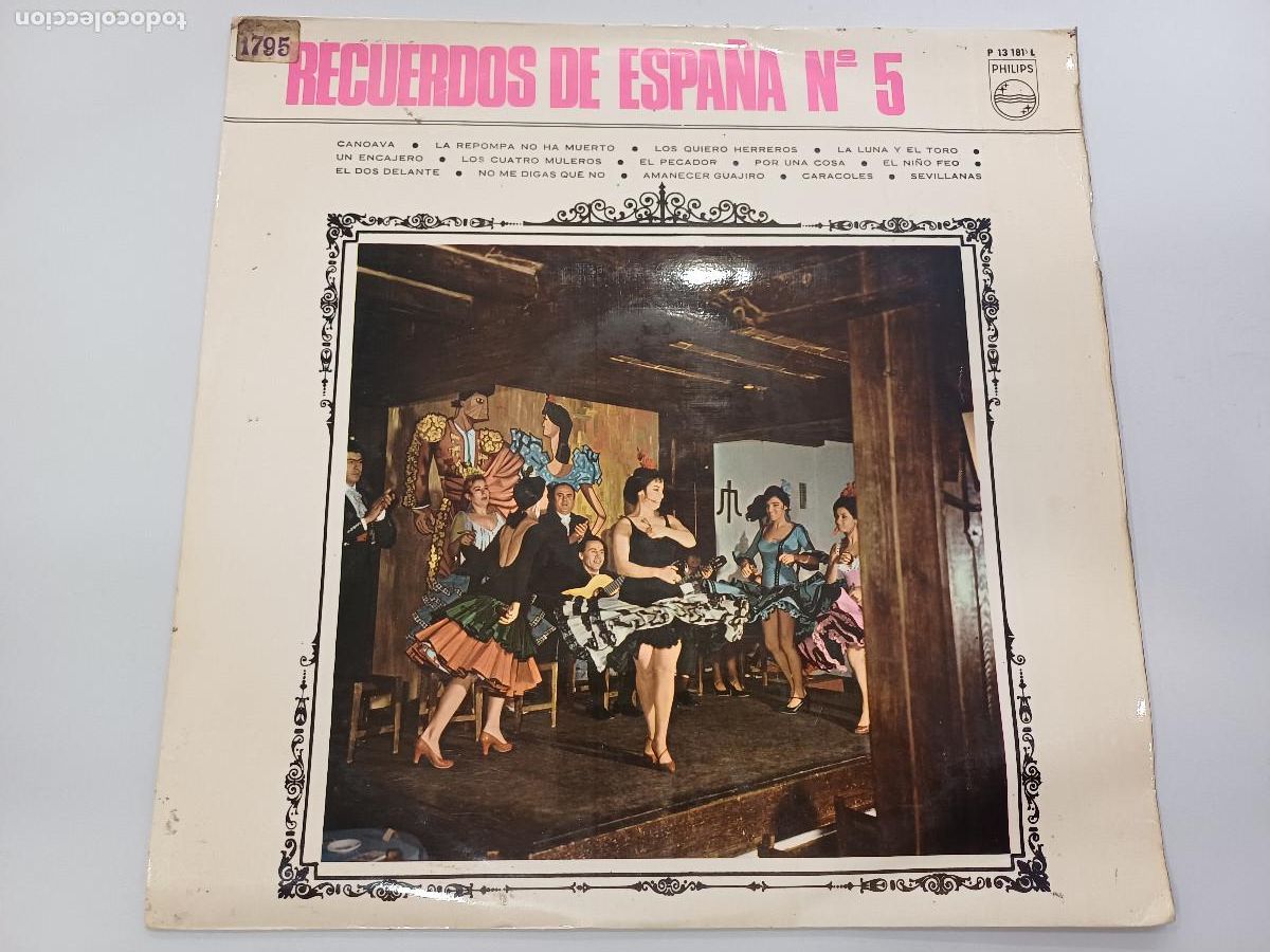 Discos de vinilo: RECUERDOS DE ESPA&Ntilde;A N&ordm;5/VINILO. - Foto 1