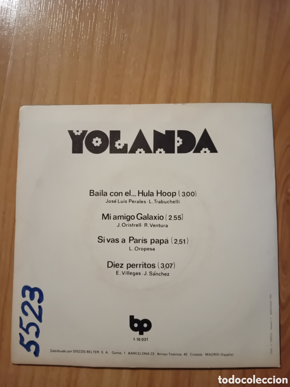 Discos de vinilo: YOLANDA. BAILA CON EL HULA HOOP - Foto 2
