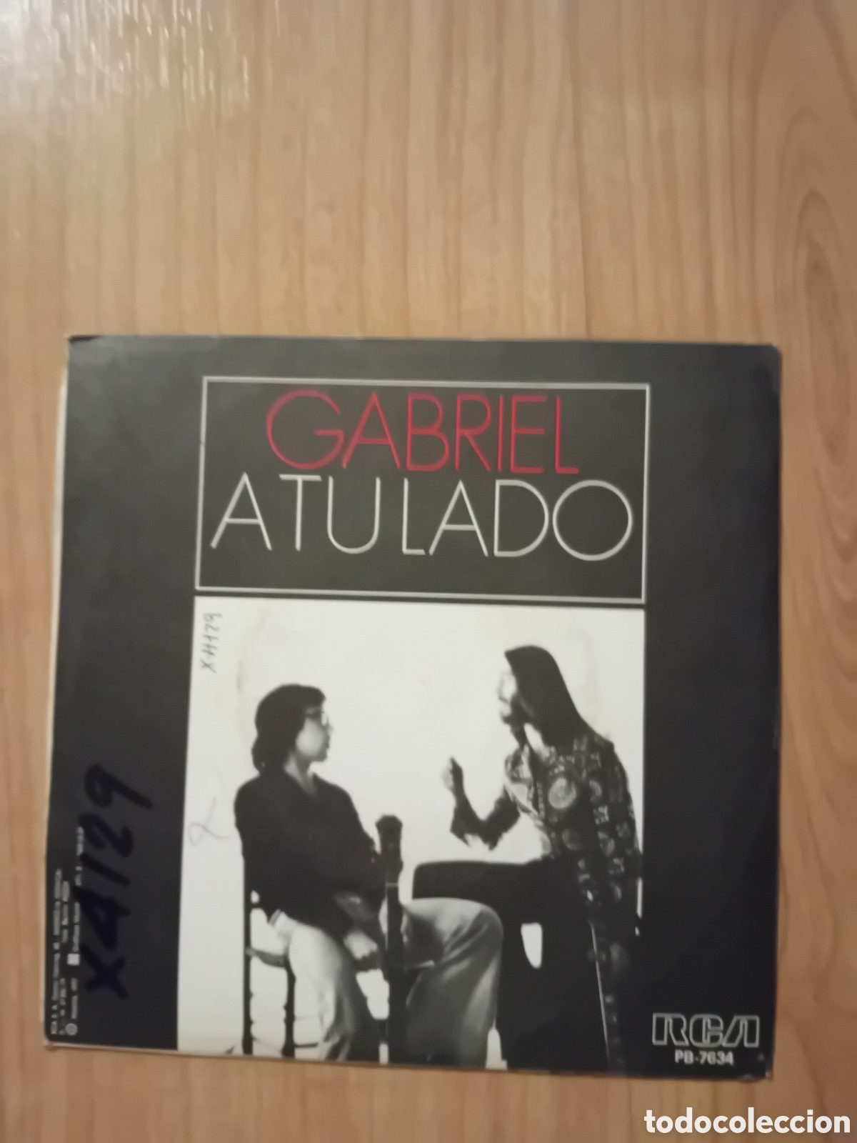 Discos de vinilo: GABRIEL. A TU LADO. LLUEVE - Foto 2