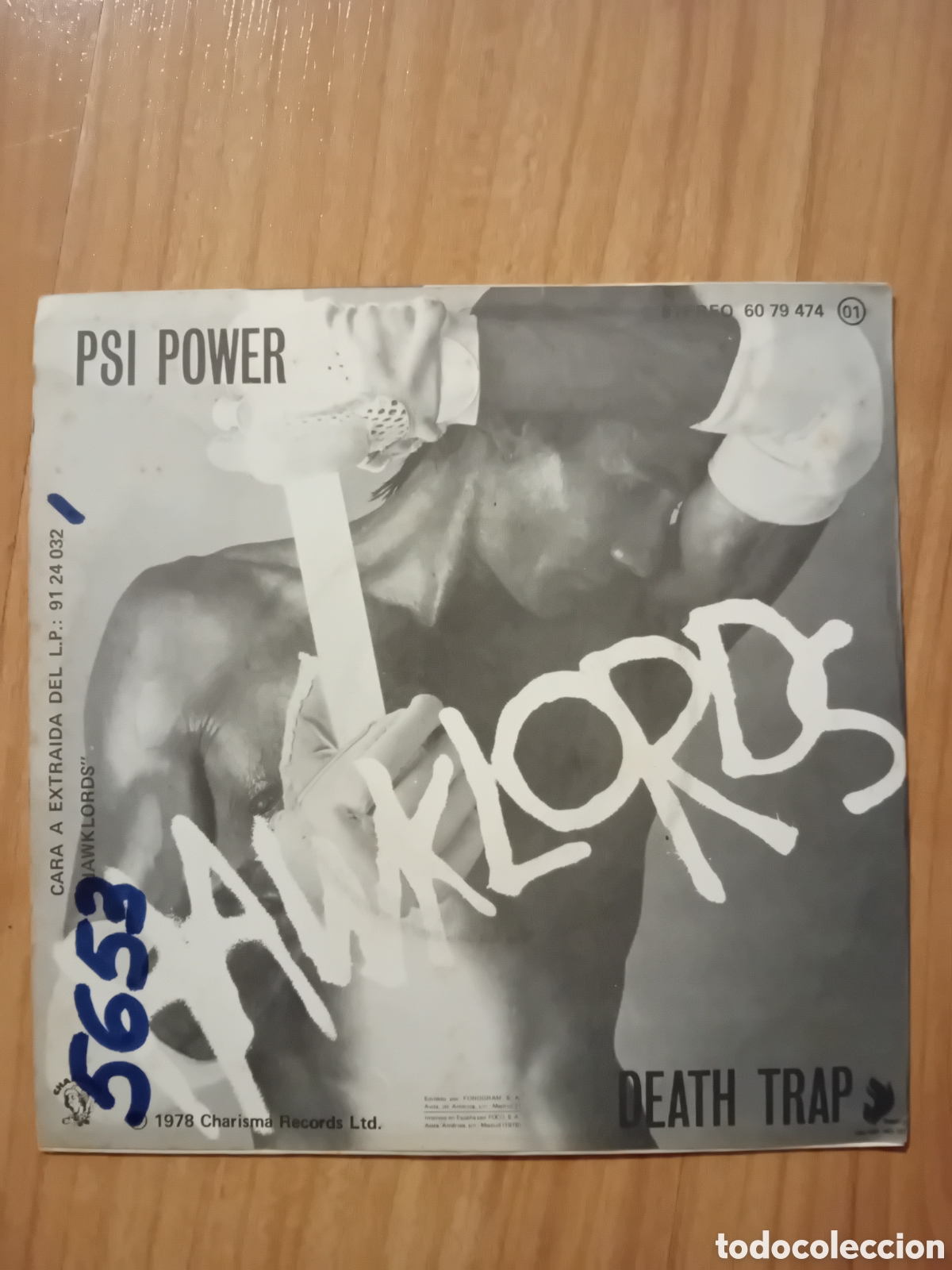 Discos de vinilo: HAWKLORDS PSI POWER. DEATH TRAP - Foto 2