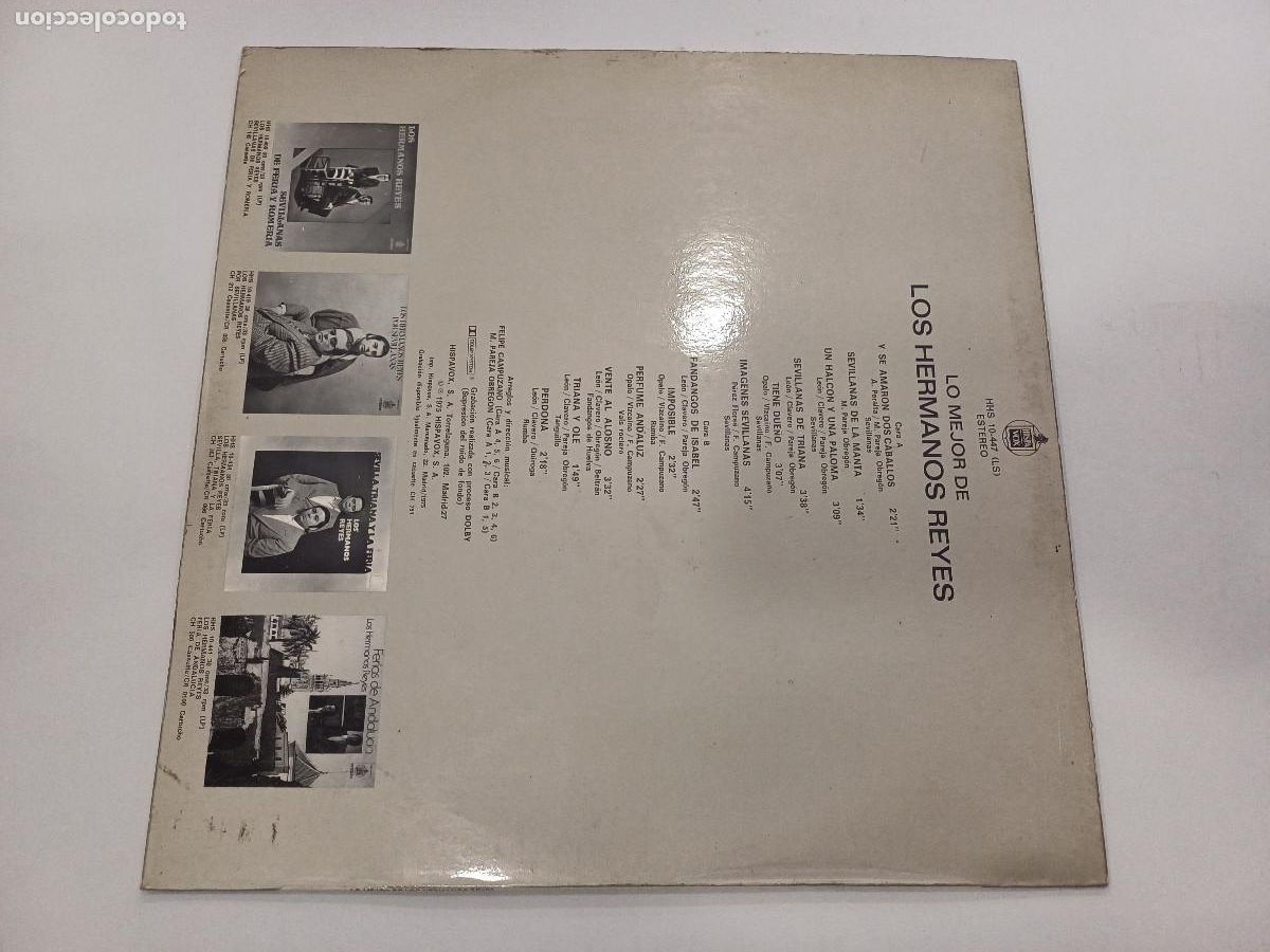 Discos de vinilo: LO MEJOR DE LOS HERMANOS REYES/VINILO. - Foto 3