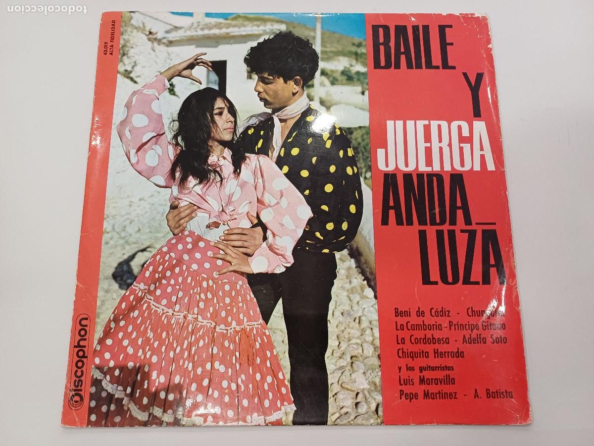 Discos de vinilo: BAILE Y JUERGA ANDALUZA/VINILO. - Foto 1