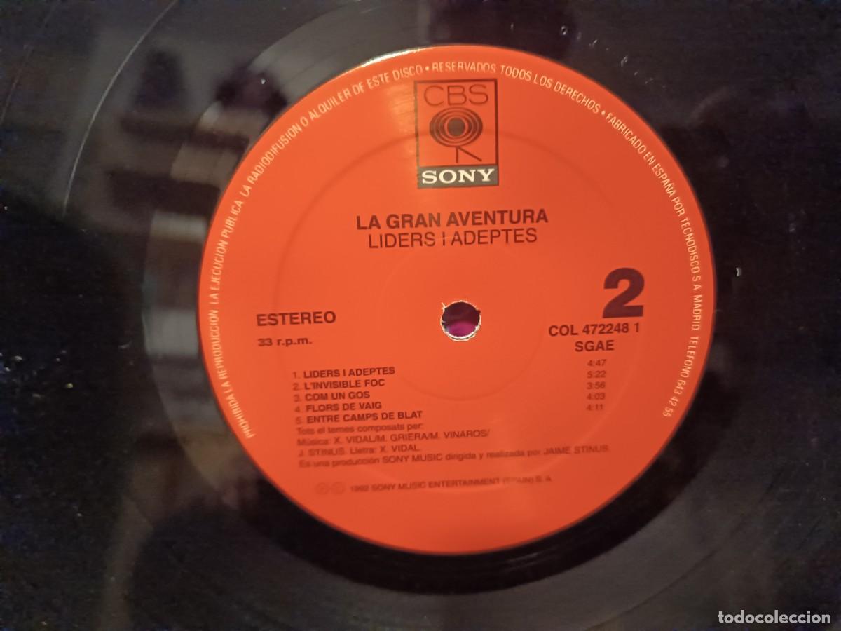 Discos de vinilo: La gran Aventura Liders I Adeptes - Foto 3