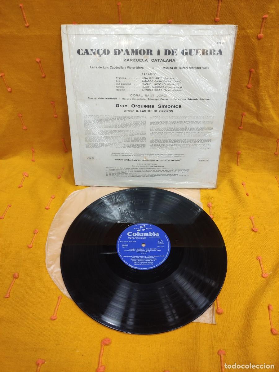 Discos de vinilo: Lp can&ccedil;o d amor i de guerra - Foto 2