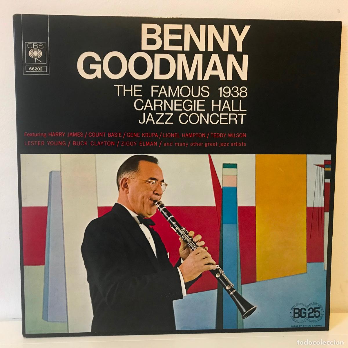 Disques de vinyle: Benny Goodman. The Famous 1938 Carnegie Hall Jazz Concert. 2 LP's. 1970