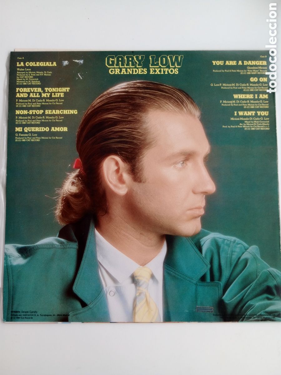 Discos de vinilo: Gary Low. Grandes &eacute;xitos. LP - Foto 2