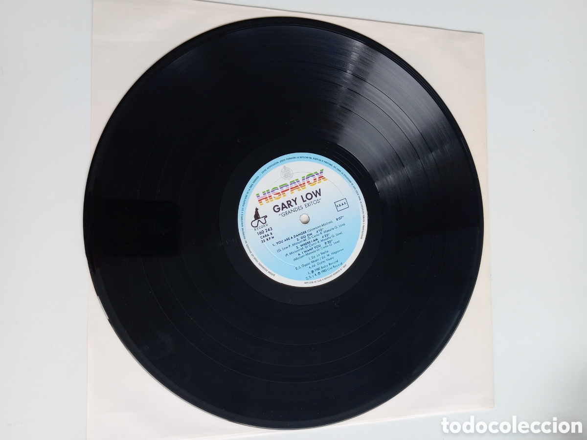 Discos de vinilo: Gary Low. Grandes &eacute;xitos. LP - Foto 3