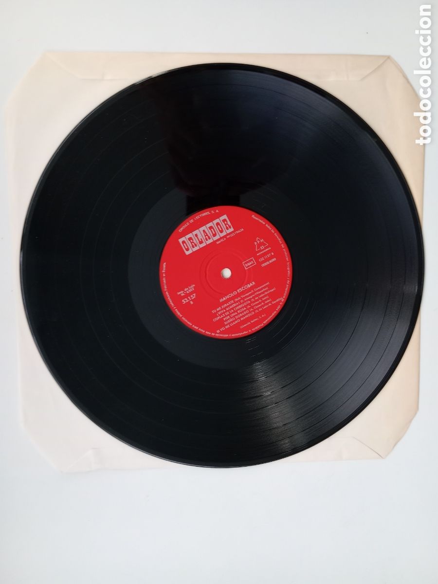 Discos de vinilo: Manolo Escobar. Brindis. LP - Foto 3
