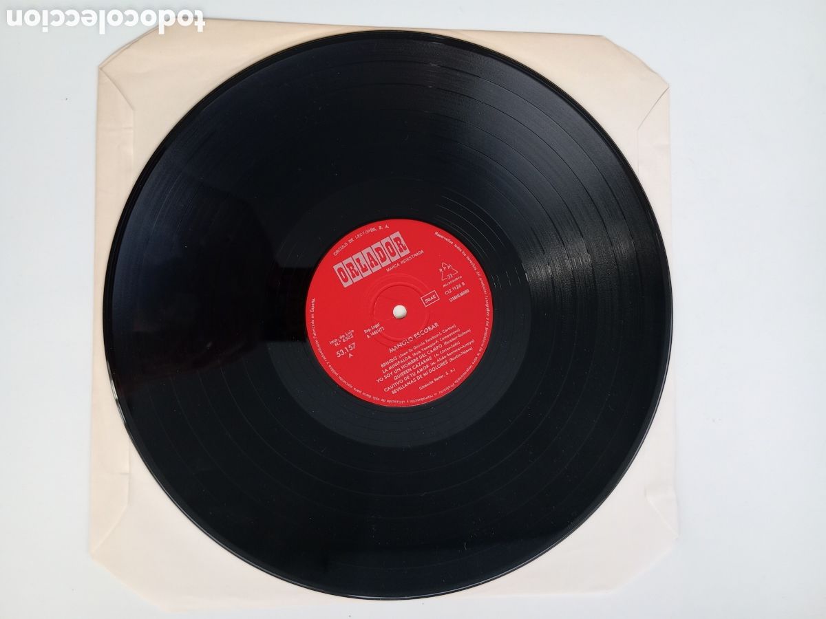 Discos de vinilo: Manolo Escobar. Brindis. LP - Foto 4