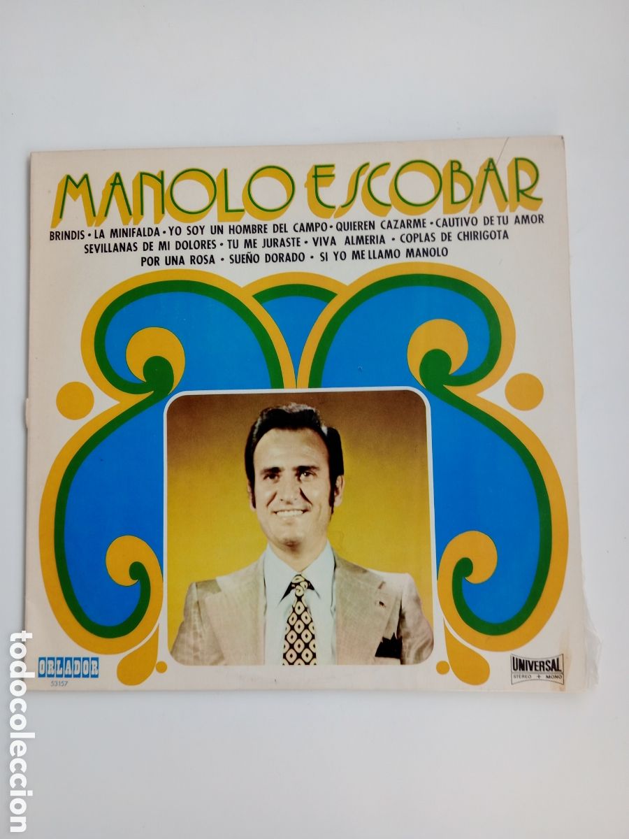 Discos de vinilo: Manolo Escobar. Brindis. LP - Foto 1