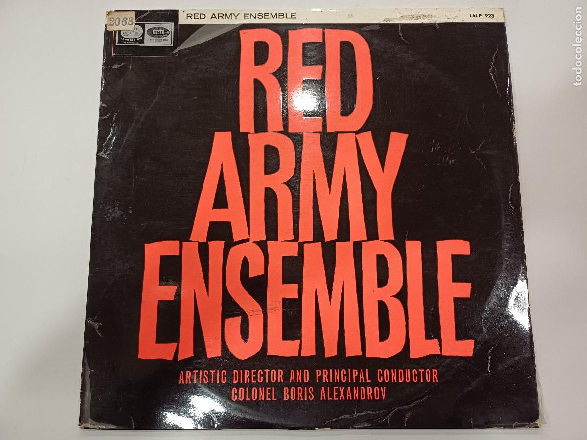Discos de vinilo: RED ARMY ENSEMBLE/ORQUESTA Y CORO DEL EJERCITO SOVIETICO/VINILO. - Foto 1