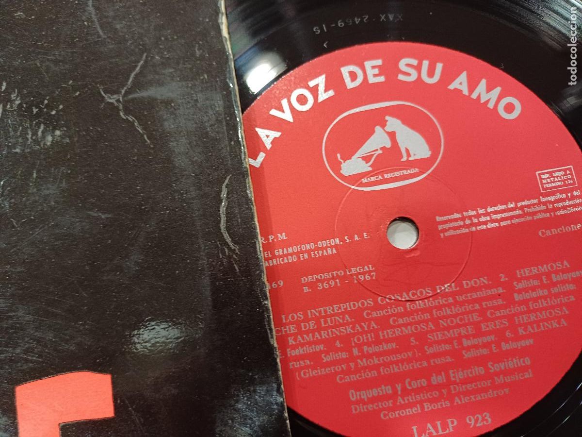 Discos de vinilo: RED ARMY ENSEMBLE/ORQUESTA Y CORO DEL EJERCITO SOVIETICO/VINILO. - Foto 2