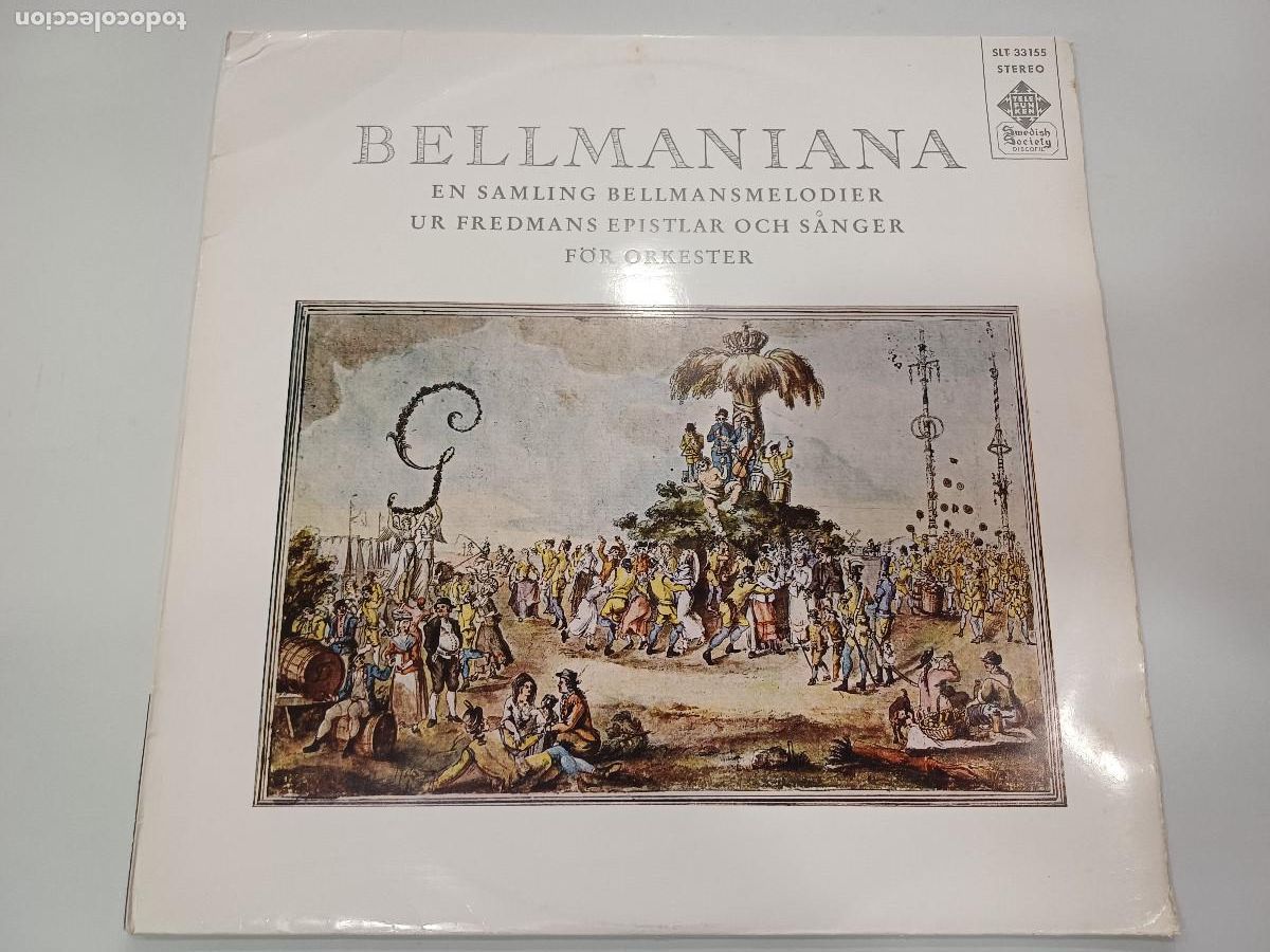 Discos de vinilo: CARL MICHAEL BELLMAN/BELLMANIANA/VINILO. - Foto 1