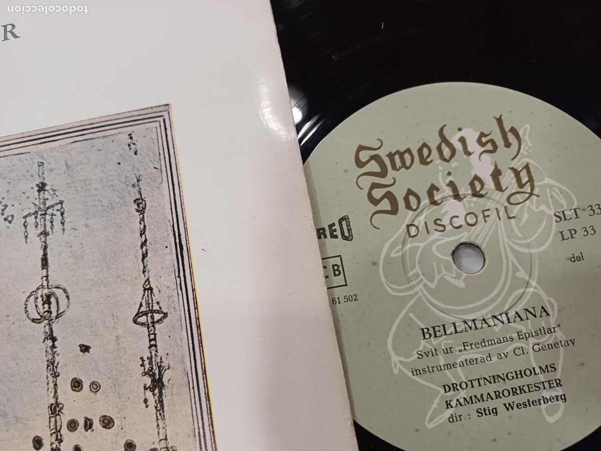 Discos de vinilo: CARL MICHAEL BELLMAN/BELLMANIANA/VINILO. - Foto 2