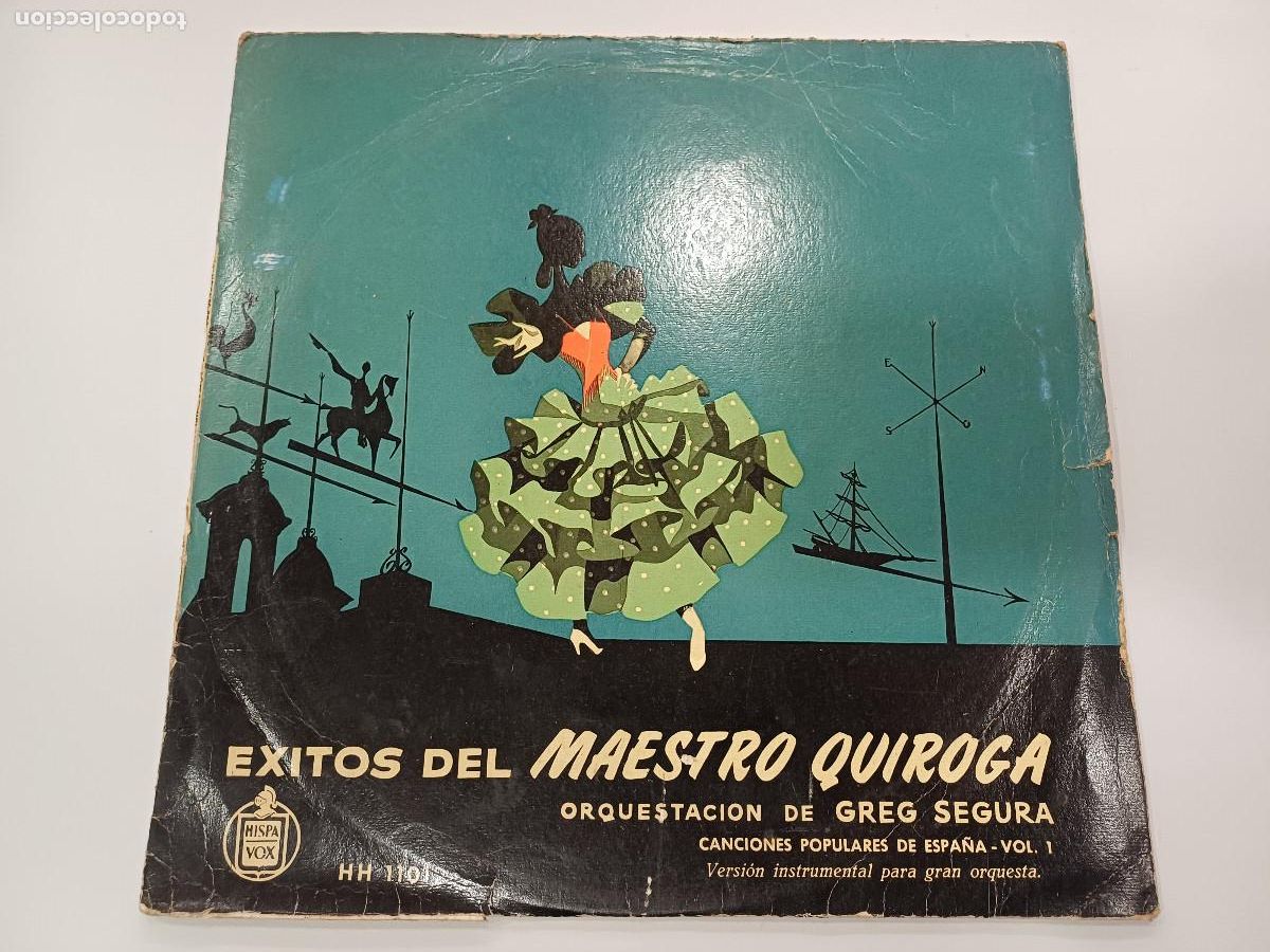 Discos de vinilo: EXITOS DEL MAESTRO QUIROGA/VINILO. - Foto 1
