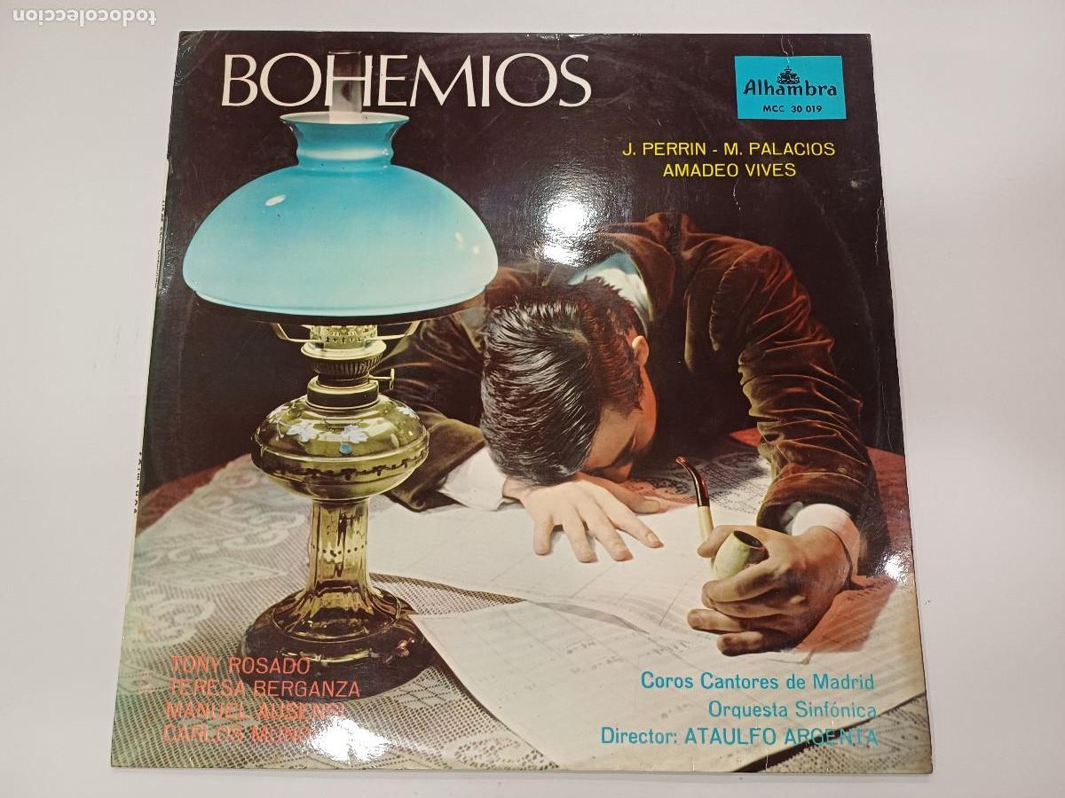Discos de vinilo: BOHEMIOS/COROS CANTORES DE MADRID/VINILO. - Foto 1