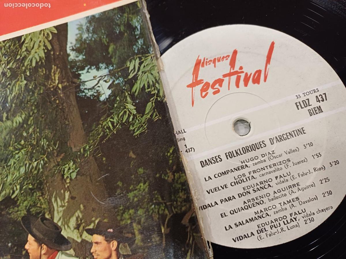 Discos de vinilo: FOLKLORE DARGENTINE/VINILO. - Foto 2