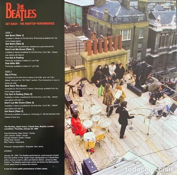 Discos de vinilo: The Beatles &ndash; Get Back - The Rooftop Performance - Foto 2