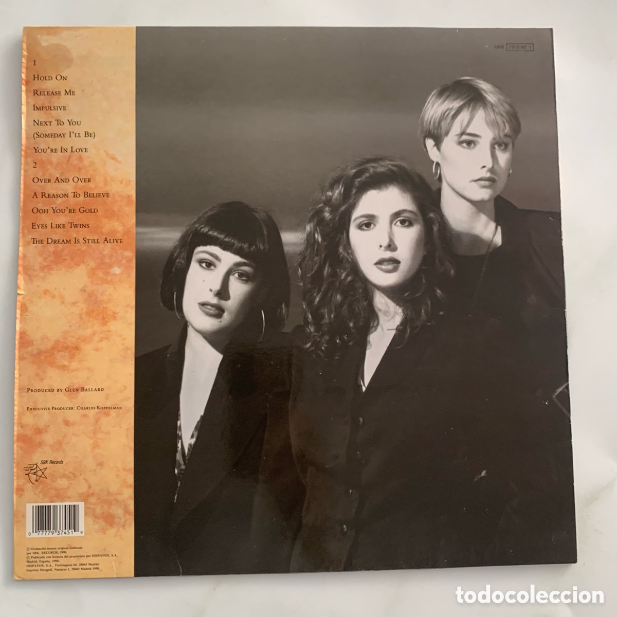 Discos de vinilo: lp Wilson Phillips &ndash; Wilson Phillips edicion espa&ntilde;ola de 1990 - Foto 2