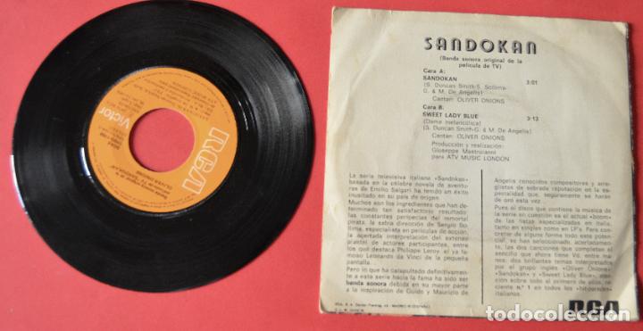 Discos de vinilo: SANDOKAN - SWEET LADY BLUE - Foto 2