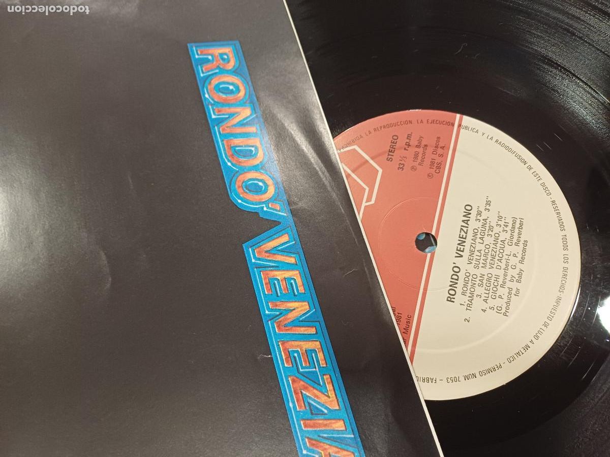 Discos de vinilo: RONDO VENEZIANO/VINILO. - Foto 2
