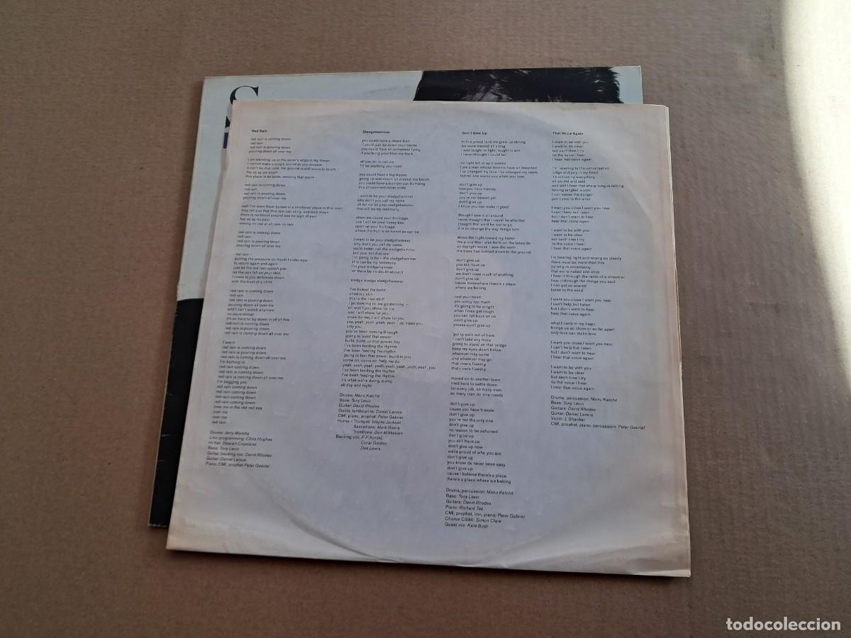 Discos de vinilo: PETER GABRIEL - SO LP 1986 EDICION ESPA&Ntilde;OLA - Foto 2