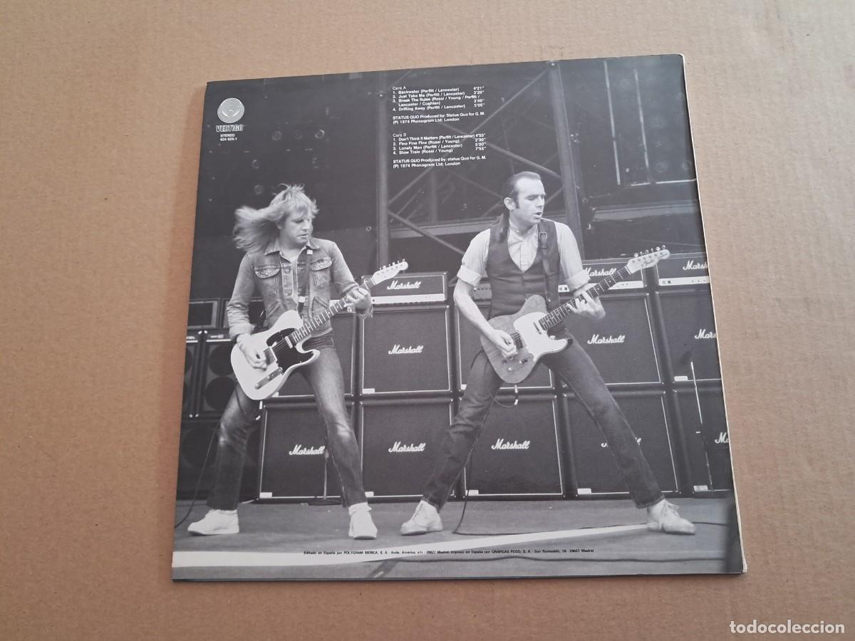 Discos de vinilo: STATUS QUO - QUO LP 1990 EDICION ESPA&Ntilde;OLA - Foto 3