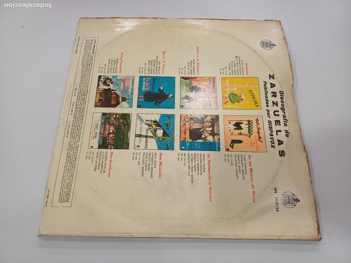Discos de vinilo: PABLO SOROZABAL/LA TABERNA DEL PUERTO/VINILO DOBLE GATEFOLD. - Foto 6