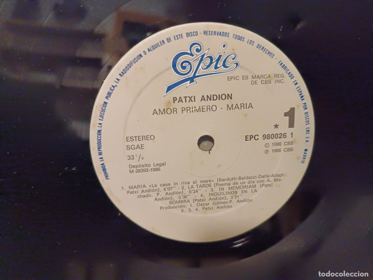Discos de vinilo: Patxi Andion Amor Primero - Foto 3
