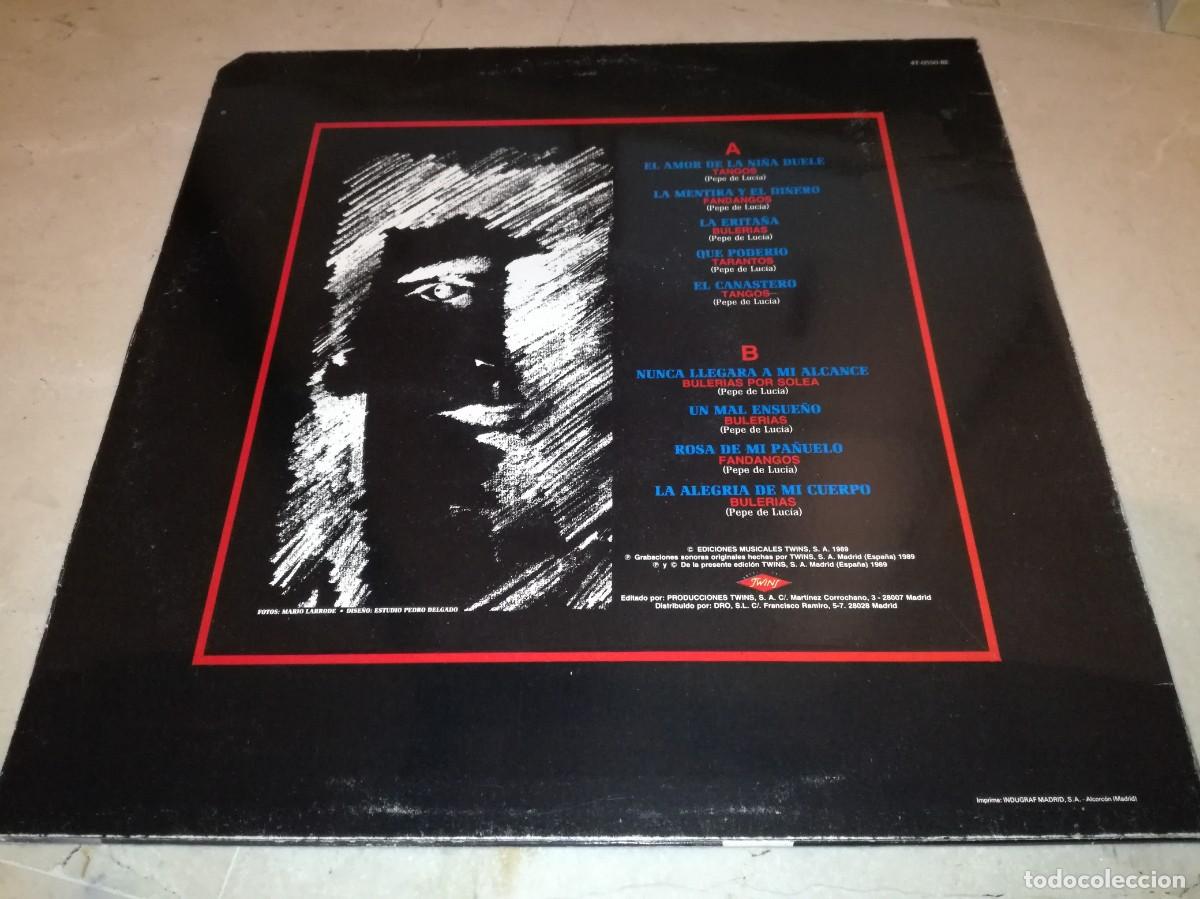 Discos de vinilo: MIGUEL FLORES EL CAPULLO DE JEREZ-PODERIO-ORIGINAL 1989-RARO - Foto 2