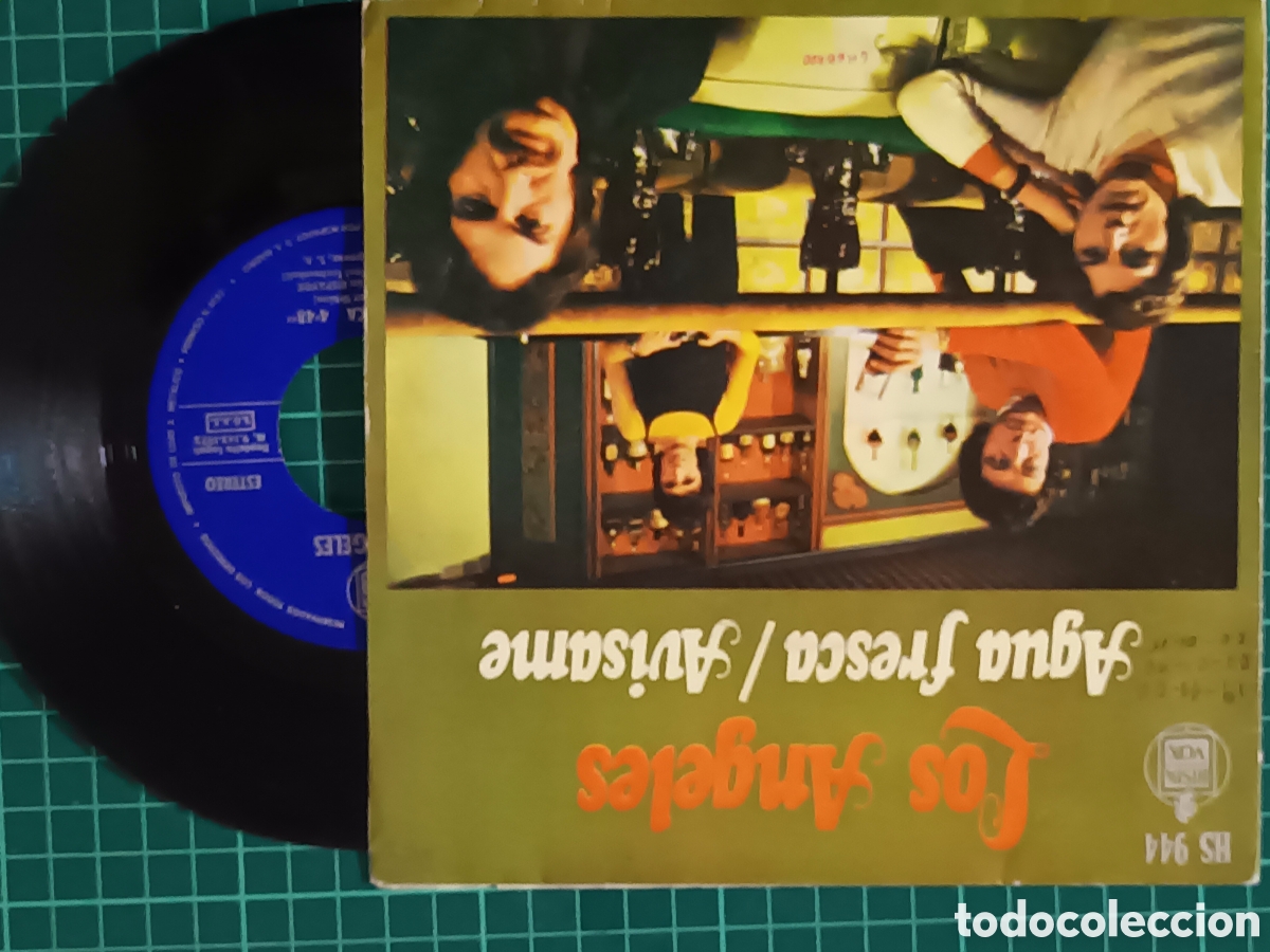 Discos de vinilo: Los &Aacute;ngeles single dos temas - Foto 1