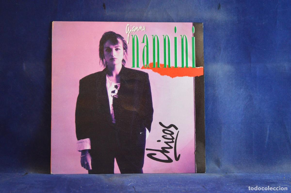 Discos de vinilo: GIANNA NANNINI - CHICOS - SINGLE - Foto 1