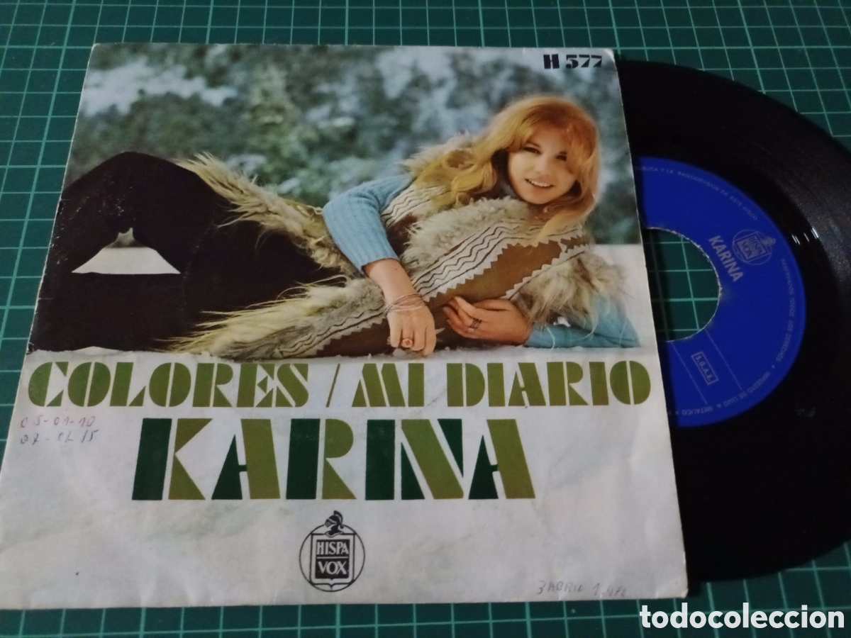 Discos de vinilo: Karina colores single - Foto 1