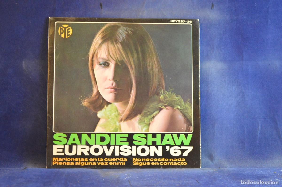 Discos de vinilo: SANDIE SHAW &ndash; EUROVISION 67 - SINGLE - Foto 1