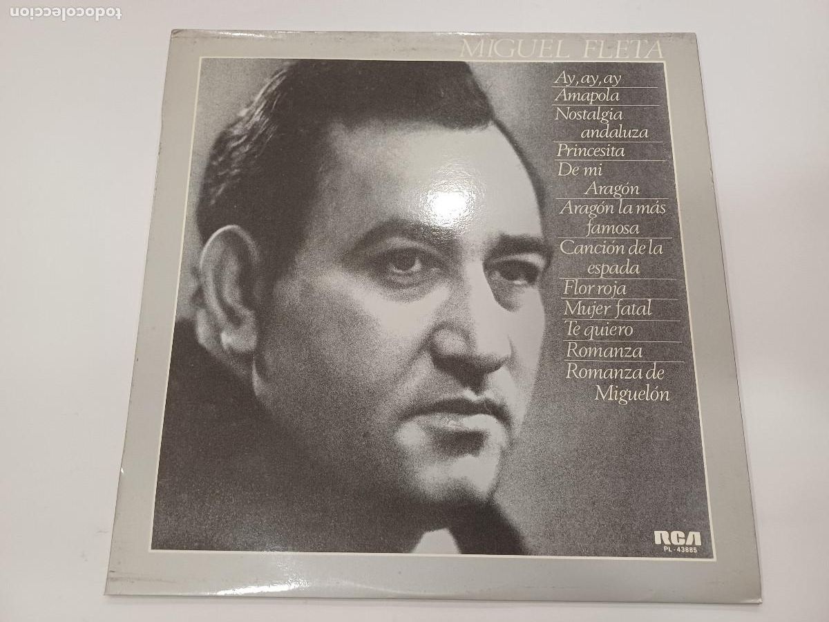 Discos de vinilo: MIGUEL FLETA CON ORQUESTA/VINILO. - Foto 1