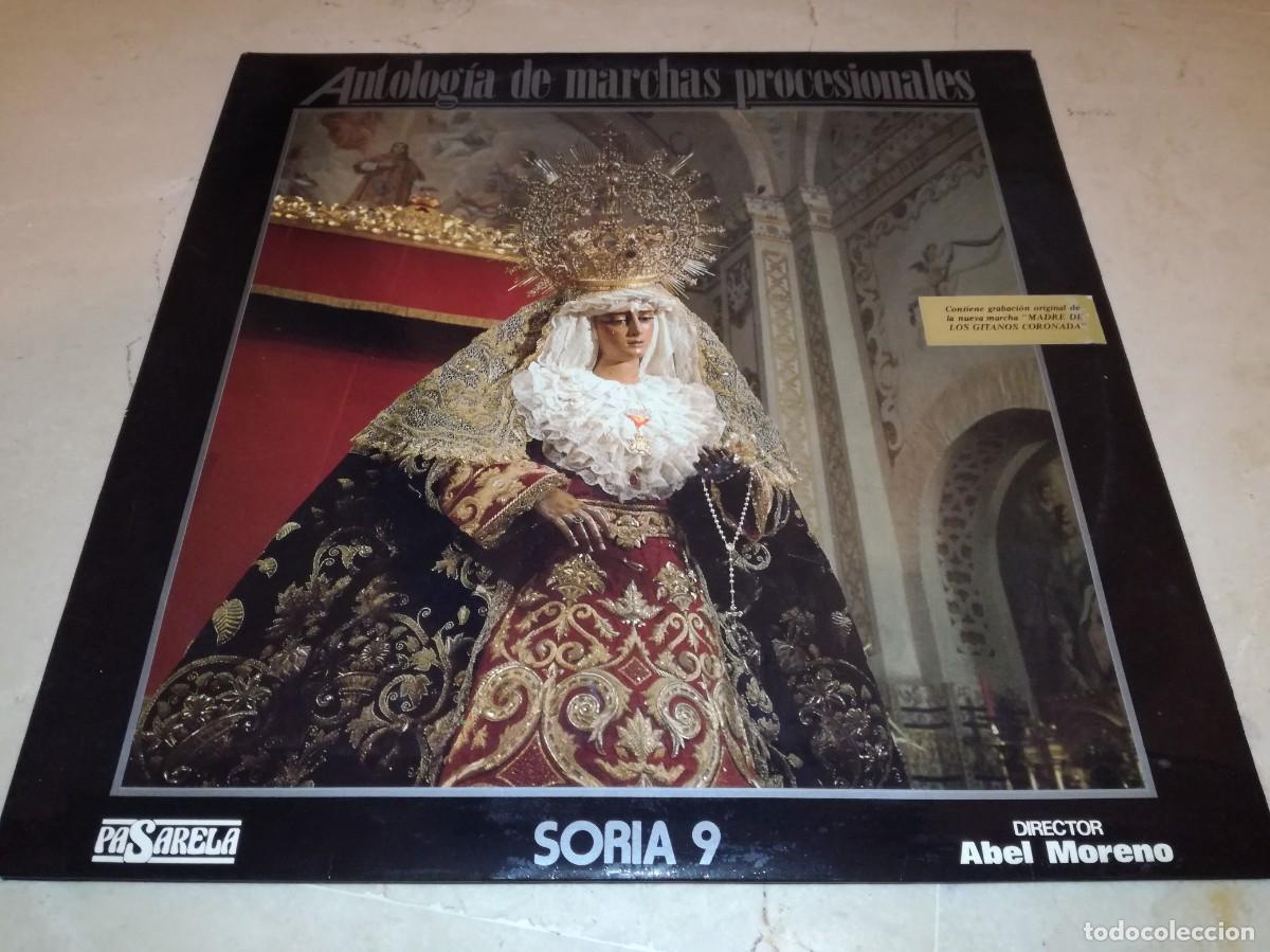 Dischi in vinile: ANTOLOGIA DE MARCHAS PROCESIONALES-SORIA 9-ABEL MORENO-DOBLE LP-ORIGINAL 1988-LEER DESCRIPCI&Oacute;N