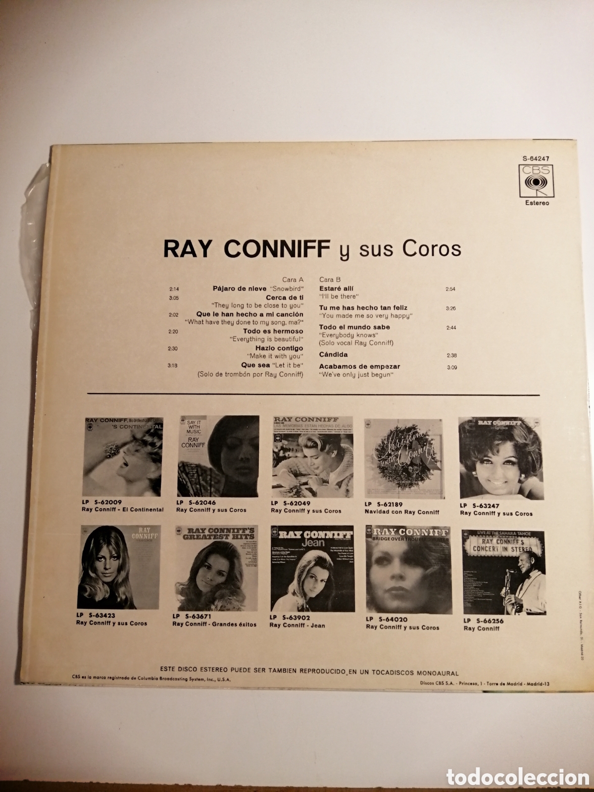 Discos de vinilo: ray conniff weve only just begun vinilo - Foto 2