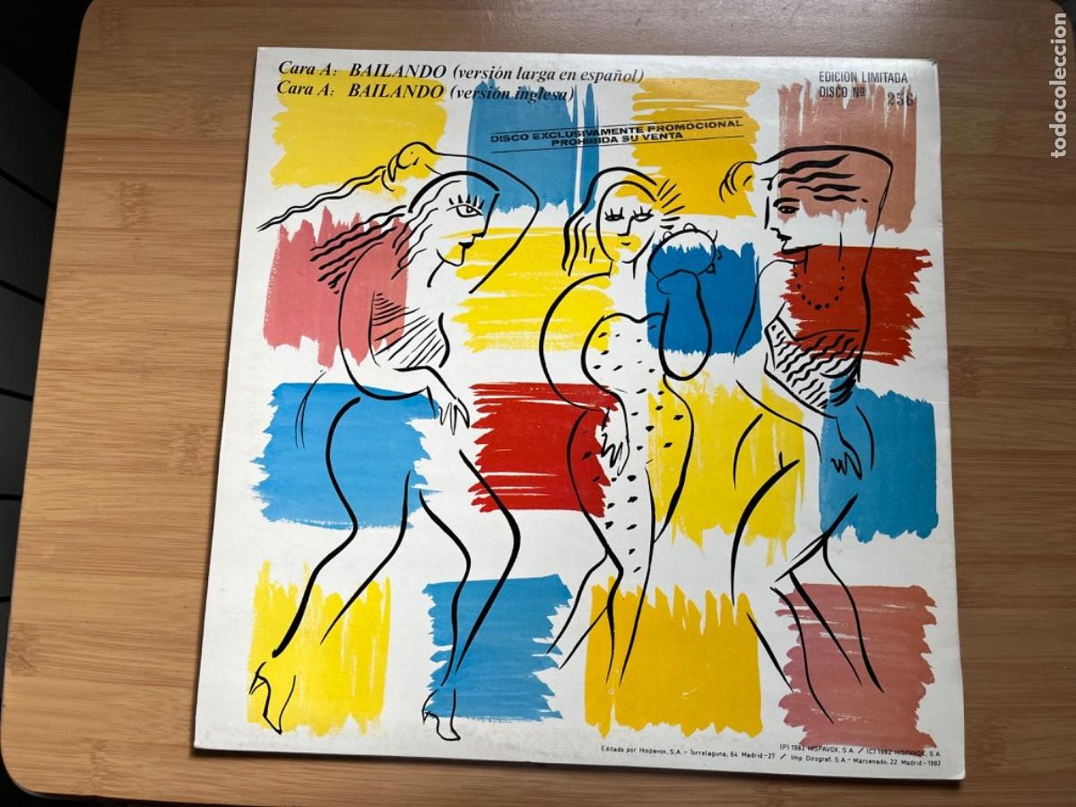 Discos de vinilo: ALASKA Y LOS PEGAMOIDES. Bailando. (vinilo maxi 1982) - Foto 2
