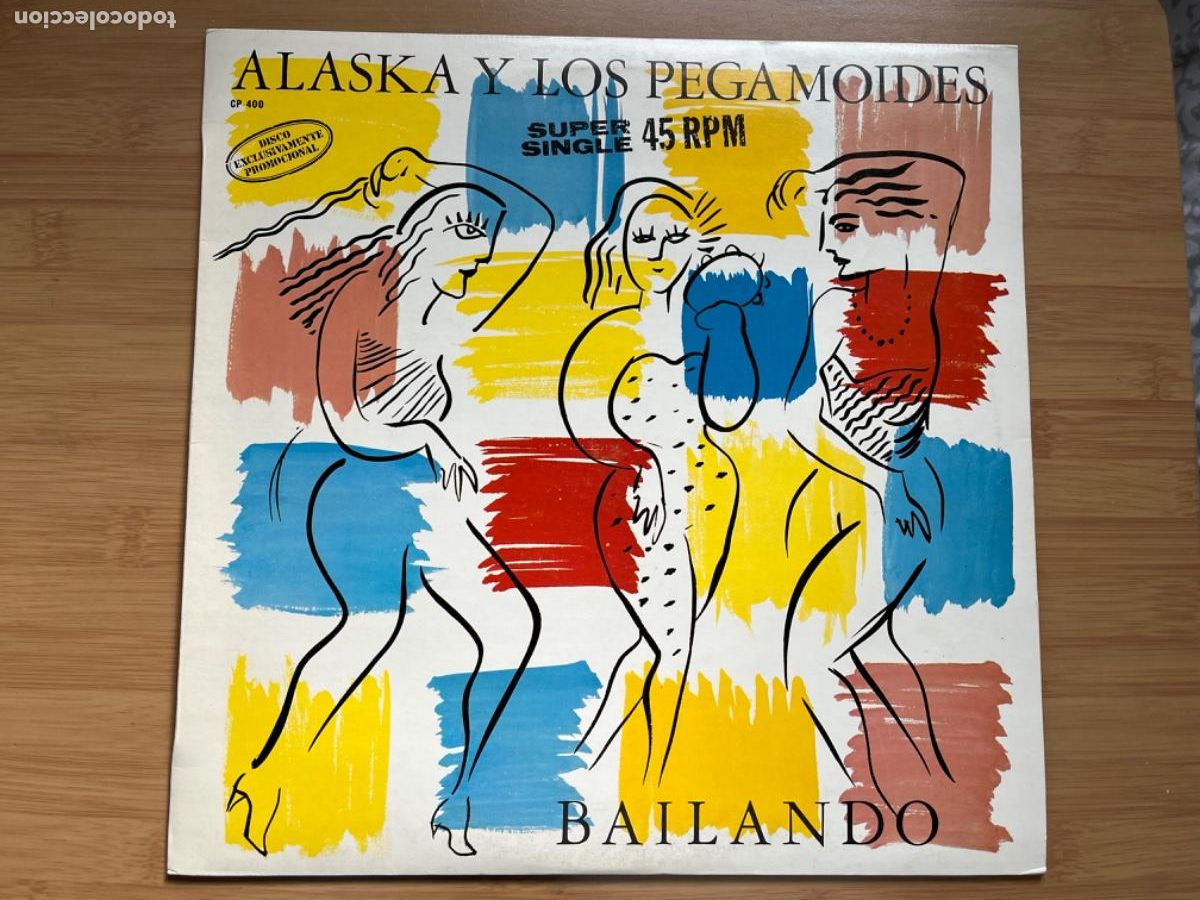 Discos de vinilo: ALASKA Y LOS PEGAMOIDES. Bailando. (vinilo maxi 1982) - Foto 1
